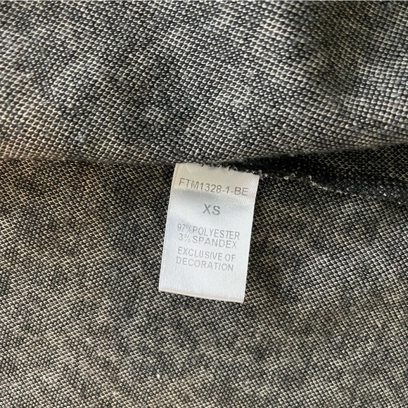 THML Leopard Animal Print Open Cardigan with Faux Leather - Picture 5 of 6